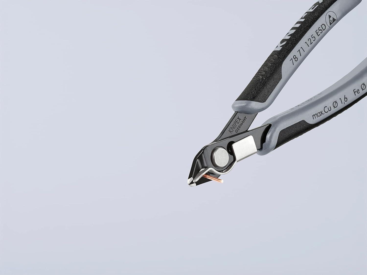 KNIPEX Elektronski Super Knips ESDmit Mehrkomponenten-Hüllen 125 mm, 78 71 125 ESD