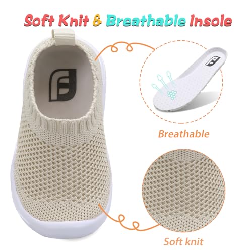 Image of JOINFREE Toddler Boys Girls Sneaker Slip On Shoes Kids Lightweight Breathable Walking Shoes