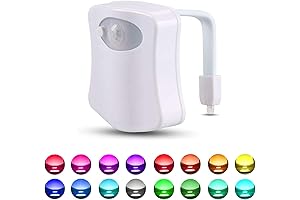 Color Changing Toilet Night Light with Motion Sensor