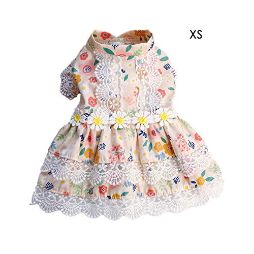 Soapow - Vestito per Cani da Festa, con Orlo in