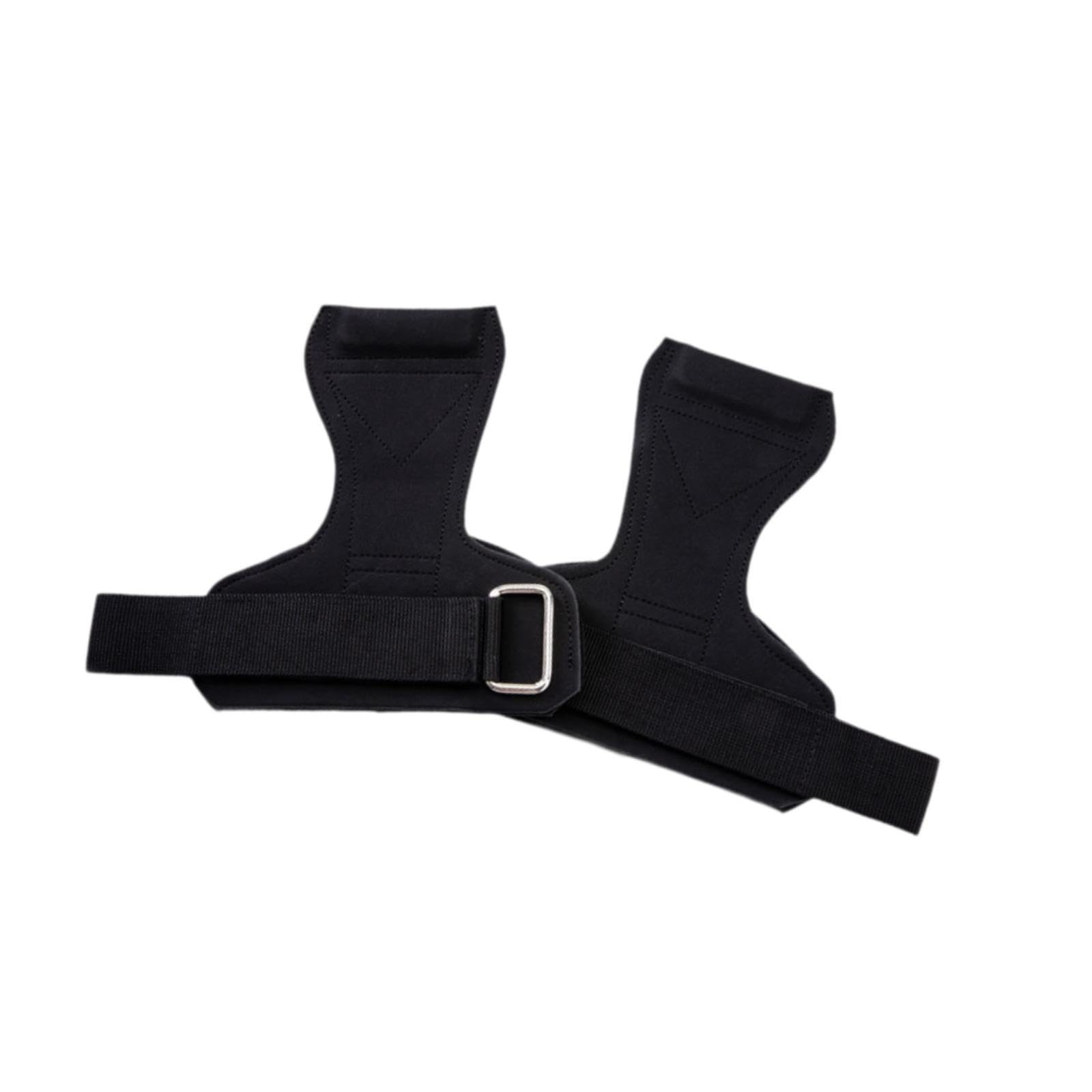 Guanti da palestra con imbottitura ispessita, cintura per pesi multi-scenario per ginnastica, colore nero, 21 x 19 cm