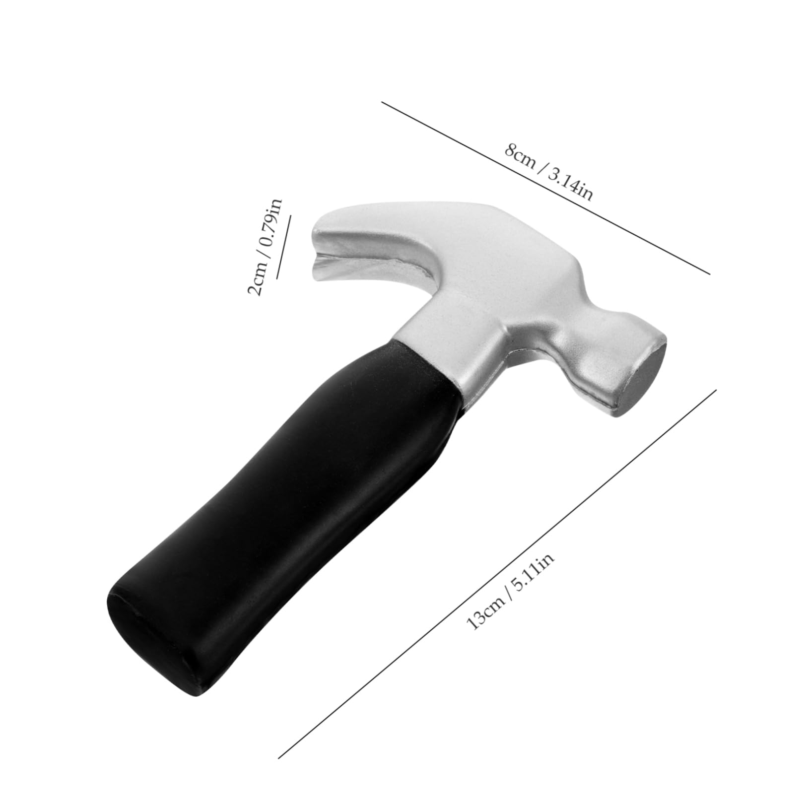 Yardwe 2Pcs Eggs Hammering Tools Fun Party Props for Safe Smooth Edges for Amusing and Classroom Activities