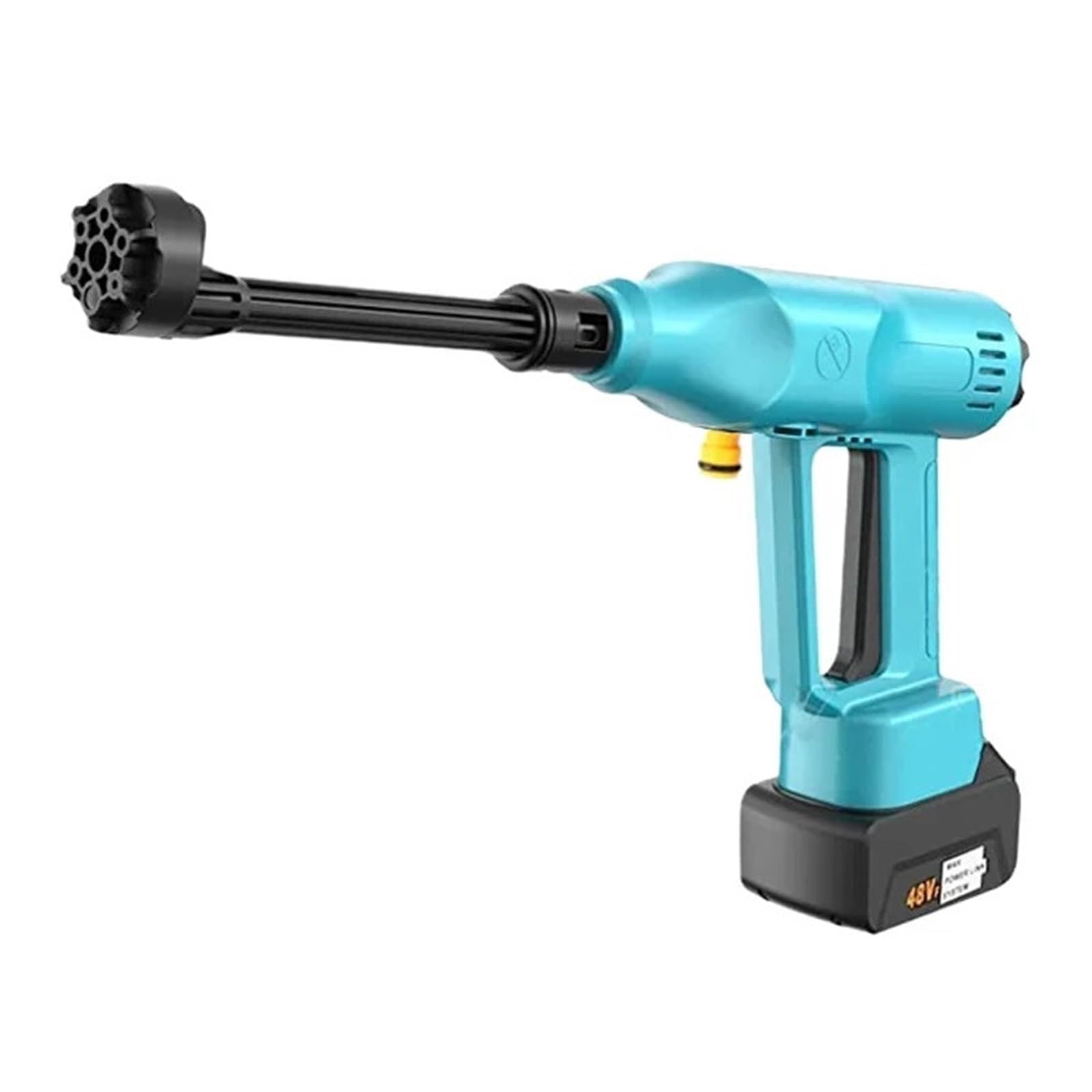 Lavadora De Coches Eléctrica 200Bar, Pistola Agua Lavado Alta Presión, Motor Sin Escobillas, Limpiador Inalámbrico, Boquilla Ajustable Potente Chorro A PresióN