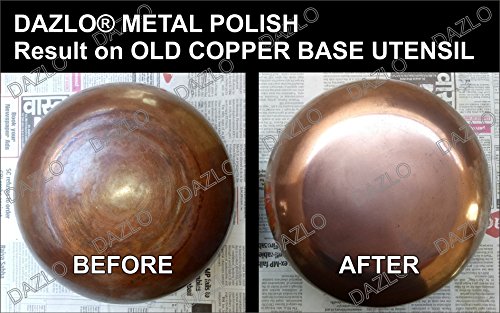 Image of Dazlo Metal Polish (330g) - For Shining & Cleaning Brass, Copper, Aluminium, Chrome, Stainless Steel, Zinc, Nickel, Bronze, Pewter & Fibreglass