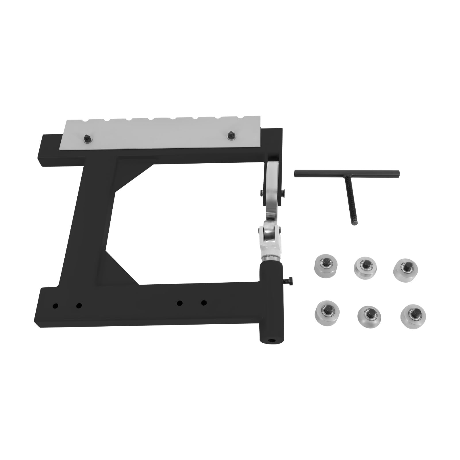 Angielskie koło stołowe, prostownica rolkowa, angielskie koło z 6 rolkami rozciągającymi, 5 cm i 15 cm, wstępnie nawiercone, do obróbki metalu, obróbki blachy