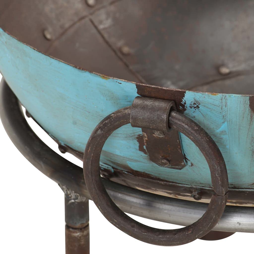 Generico Braciere Rustico Colorato Ø 40 cm in Ferro,Multicolore,4.4kg,321945