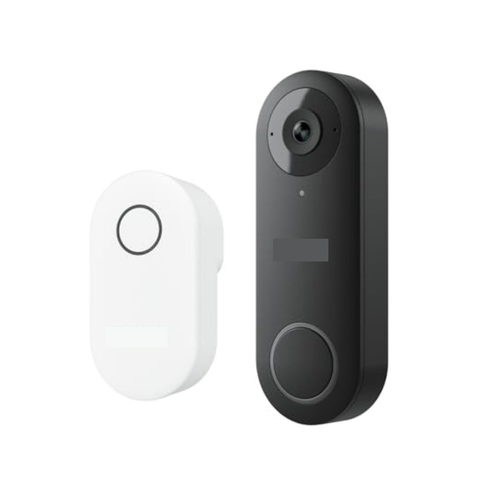 Caméra WiFi for Sonnette vidéo - Filaire 2K extérieur, WiFi 5G et 2,4 G(Black)