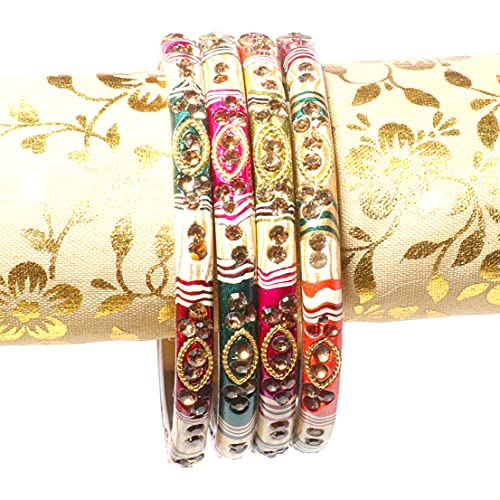 Suprimo fashion Bangles Rajasthani Tradition Lac Bangle Chudiyan lakh Bangles For Women & Girls (4 pack) (B09315TNV3) Amazon Price History, Amazon Price Tracker
