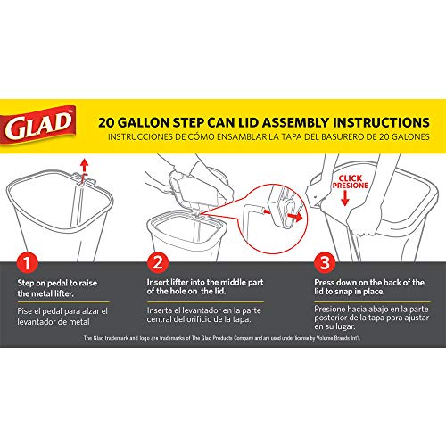 GLAD 75L Step Can - Image 5