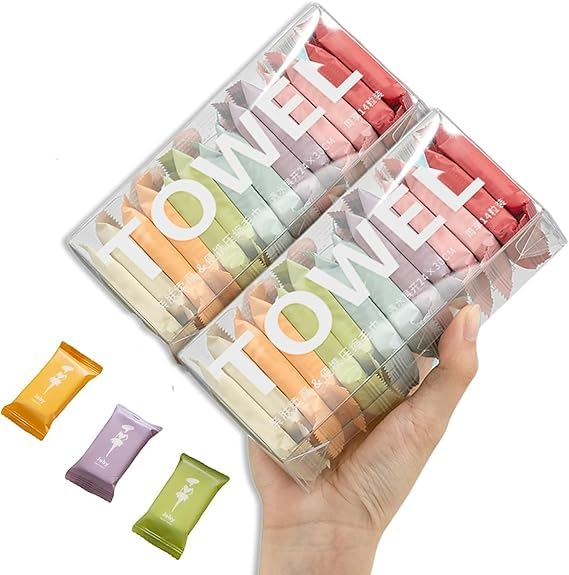 Disposable Compressed Towels, Portable Compressed Towel Tablets, 28Pcs Travel Wash Cloth, Thicker Super Absorbent Wash Cloths for Travel, Face Towel Ideal for Outdoor-image-49