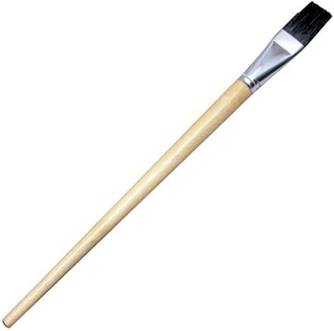 Charles Leonard Long Handle Easel Brush - Size 22 Natural Bristle Artist Brush