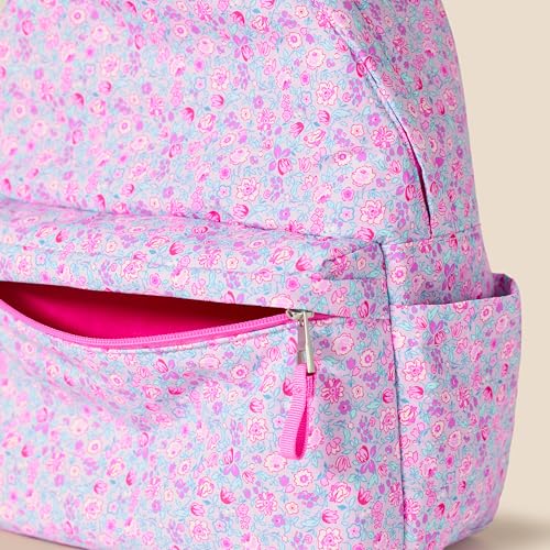 Image of Amazon Essentials Unisex Kids' Backpack for Boys and Girls, Lilac Ditsy Floral, One Size
