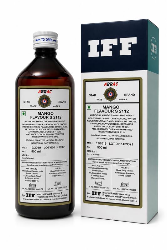 Image of IFF, Mango Flavour S 3212, An Artificial Flavouring Agent -500 ML