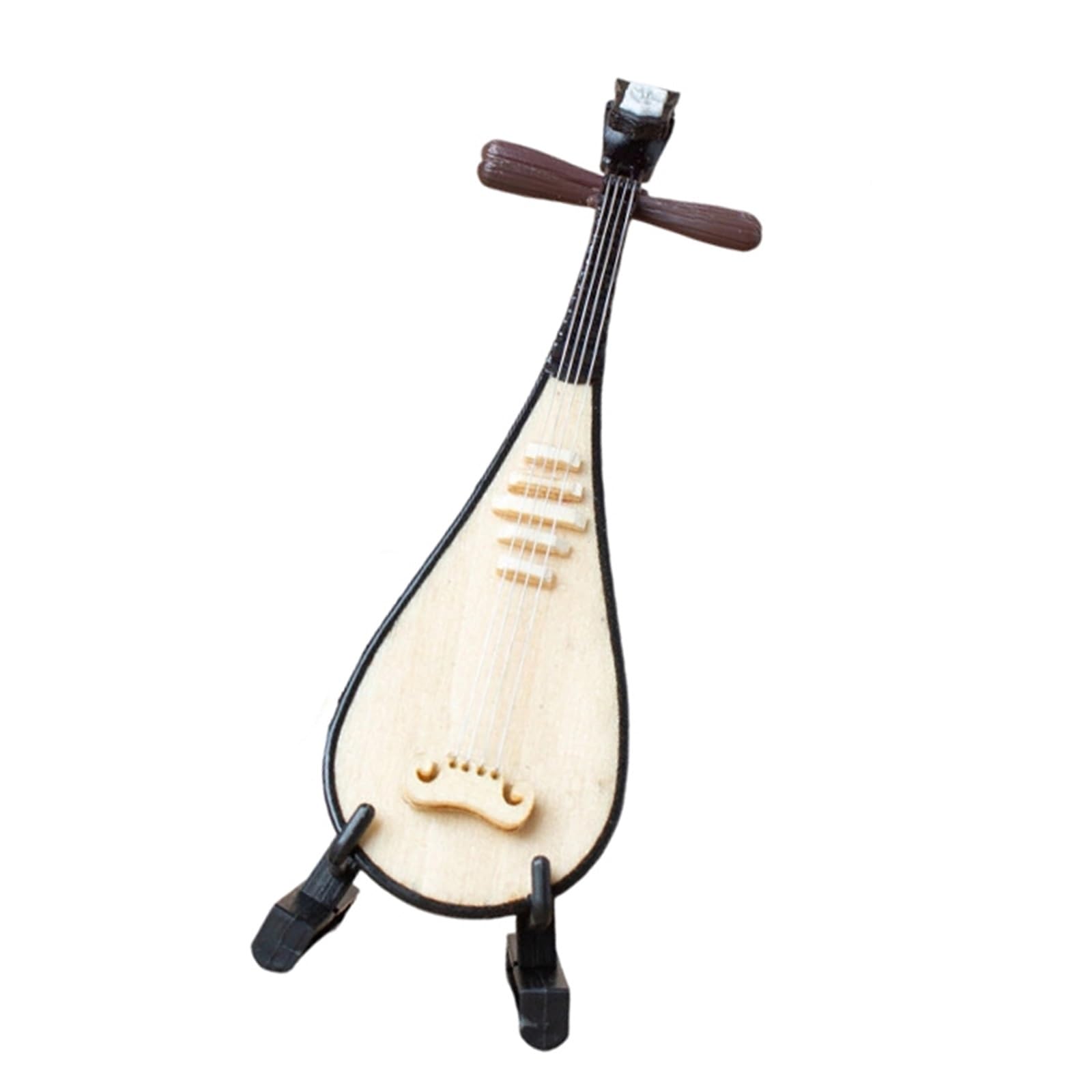 ZXFJYUIP Miniature Musical Instrument Decorations For A Vintage Living Room Include A Moon Lute And A Hulusi(1)