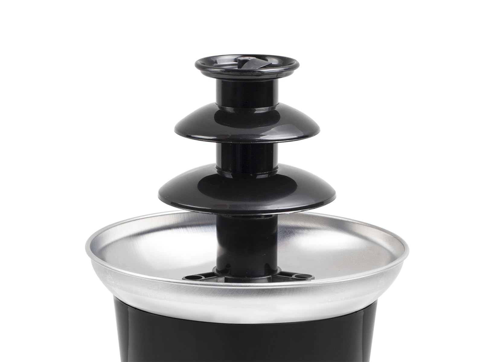 Fontaine à chocolat design pour faire fondre le chocolat pour fruits au chocolat - Set de 6 brochettes