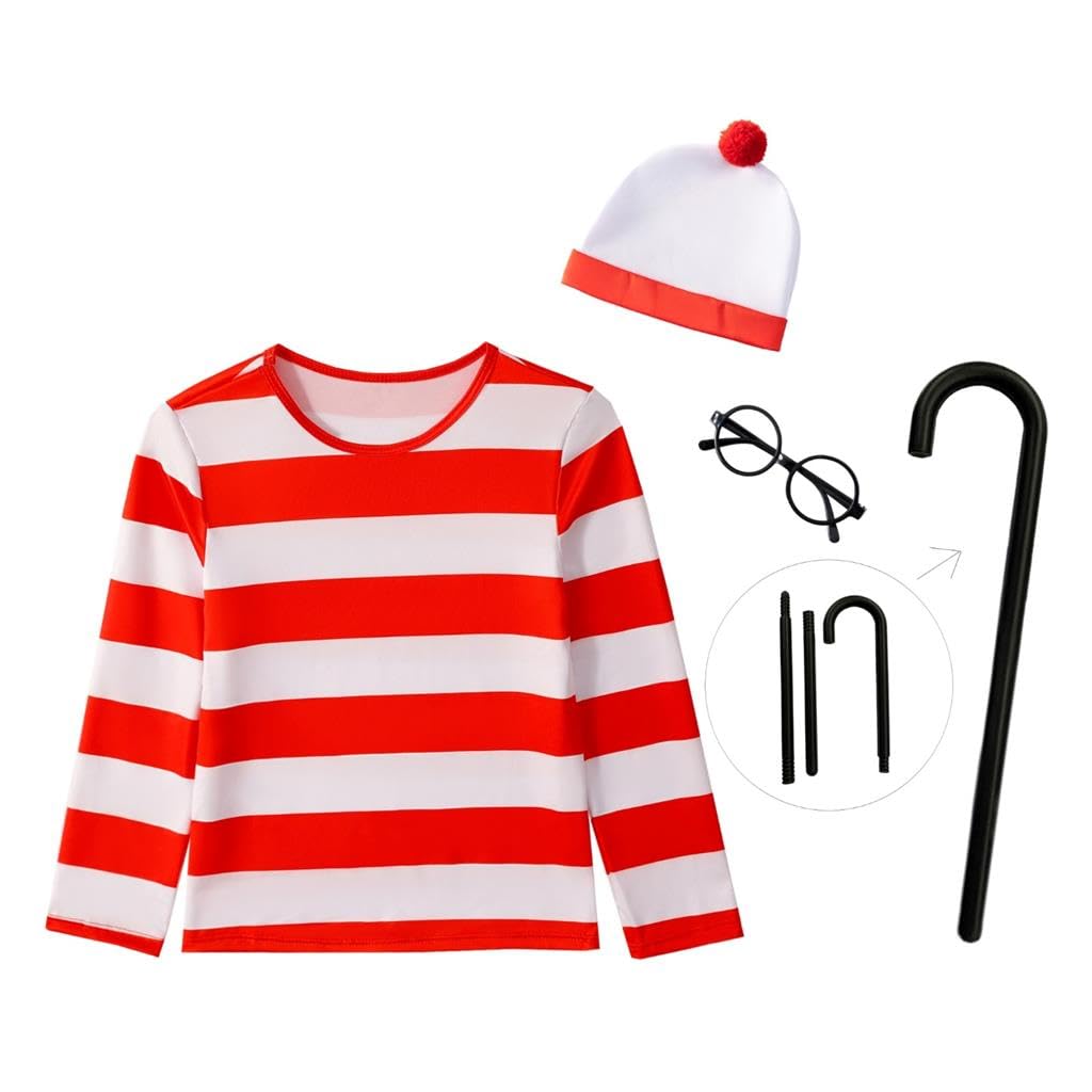 Lito Angels Fancy Dress Up Costume Outfit Set including Cane