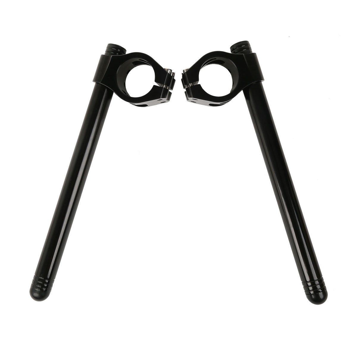TCT-MOTORPARTS 41mm Black Handle Bar Clip On Fit For Honda CBR600 NTV650 BROS650 BROS400 CBR400 NC23