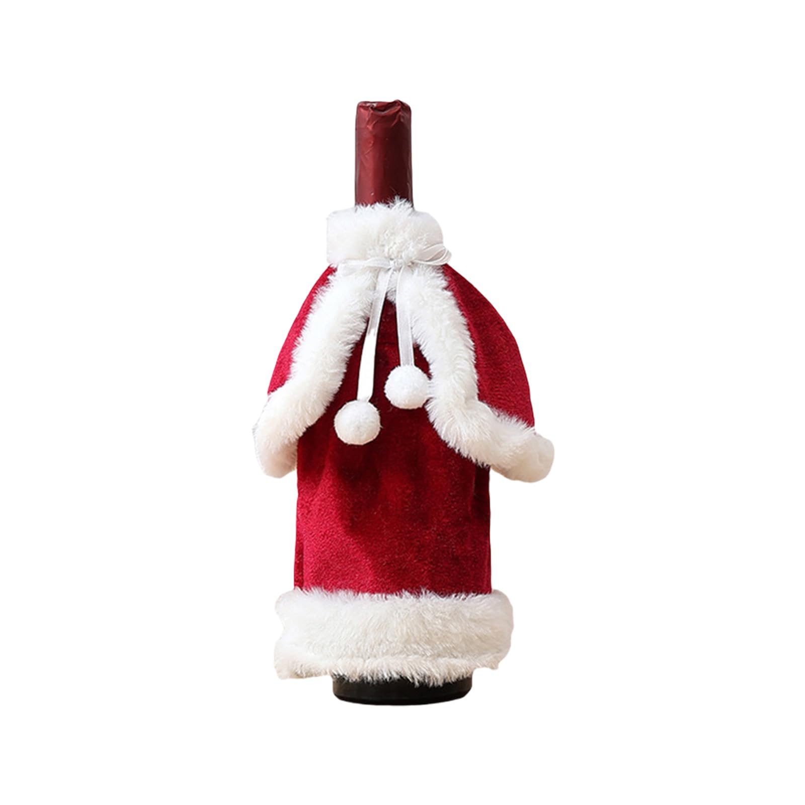 VlHpnpe Holiday Display – Cloth Pouches Seasonal Bottles & Tabletop Decorations Efficient Cloth Bottle Sleeve