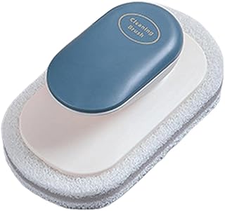 MIOBER 食器洗い用スポンジ - ハンドル付き食器洗いスポンジ,多目的キッチンスポンジ バススクラバー キッチングリース/バスルームの汚れ/プールグリムをきれいに