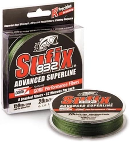 NormarkSufix 832 Braid 150yd 10lb Lo-Vis Green Md#: 660-010G