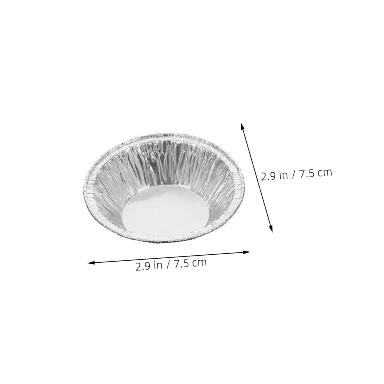 Cabilock 600 Piezas Moldes Redondos Desechables Aluminio para Tartas Bandejas Antiadherentes para Horno Aptos para Postres Caseros Magdalenas Cupcakes y Tartas