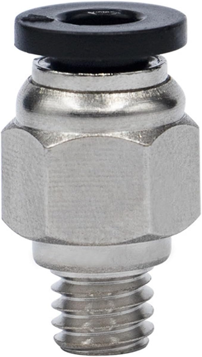 Pipe Quick Pneumatic Connector PC4-M5/01 Inlet Fitting PC Through 2Pcs(Whitepc4-m6(through))