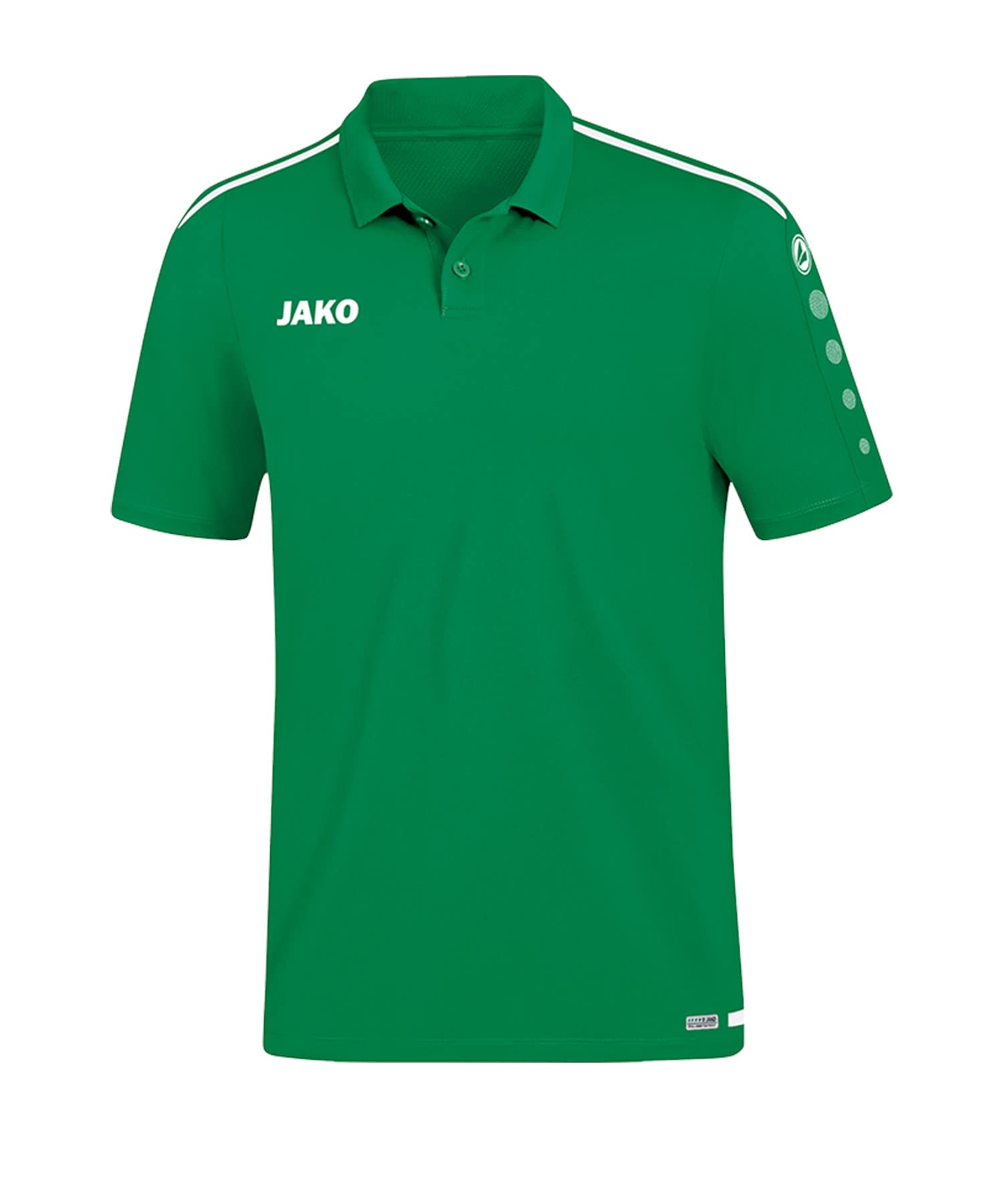 JAKO Men's Striker 2.0 Polo, sport green/white, XXL