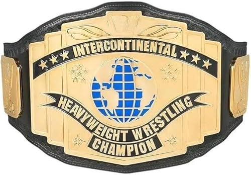 Intercontinental Championship Belt | Intercontinental Heavyweight Wrestling Championship Replica Title Belt Adult 2mm