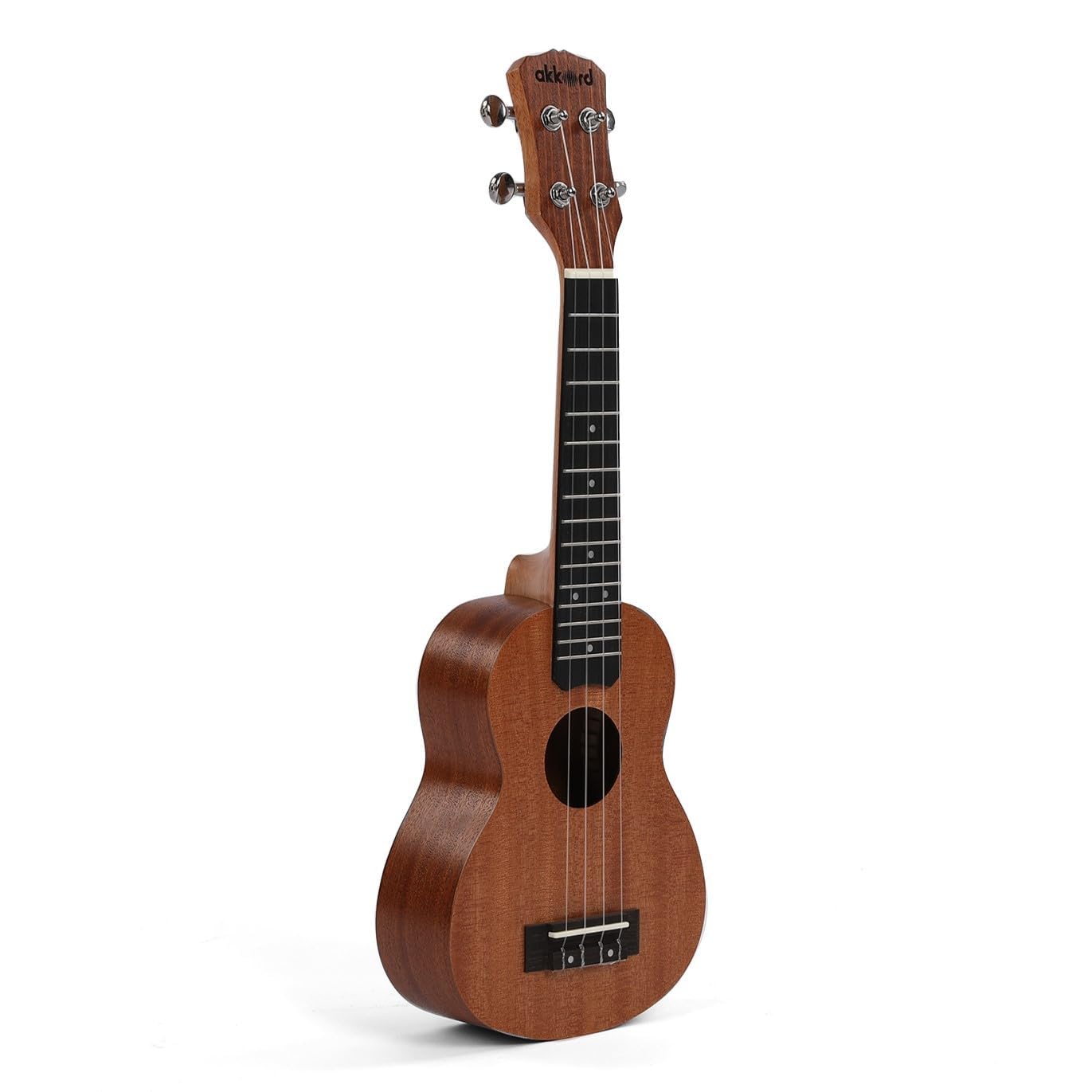 Akkord Mahagony Wood Soprano 21" Ukulele Super Combo- with Gig-Bag, Tuner, Strap, Fluorocarbon String Set and Capo - Image 8 thumbnail