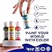 ENCO 9 Basic Food Coloring Gel Set 1.41 oz each (40 g) Concentrated, Vegan, Includes Color Mixing Guide
