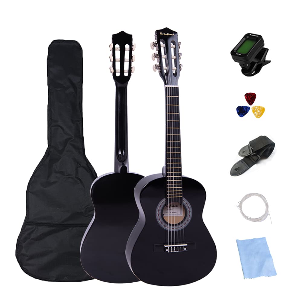 Guitarra Acústica De Madera. Con 6 Cuerdas Ideal Para Niños
