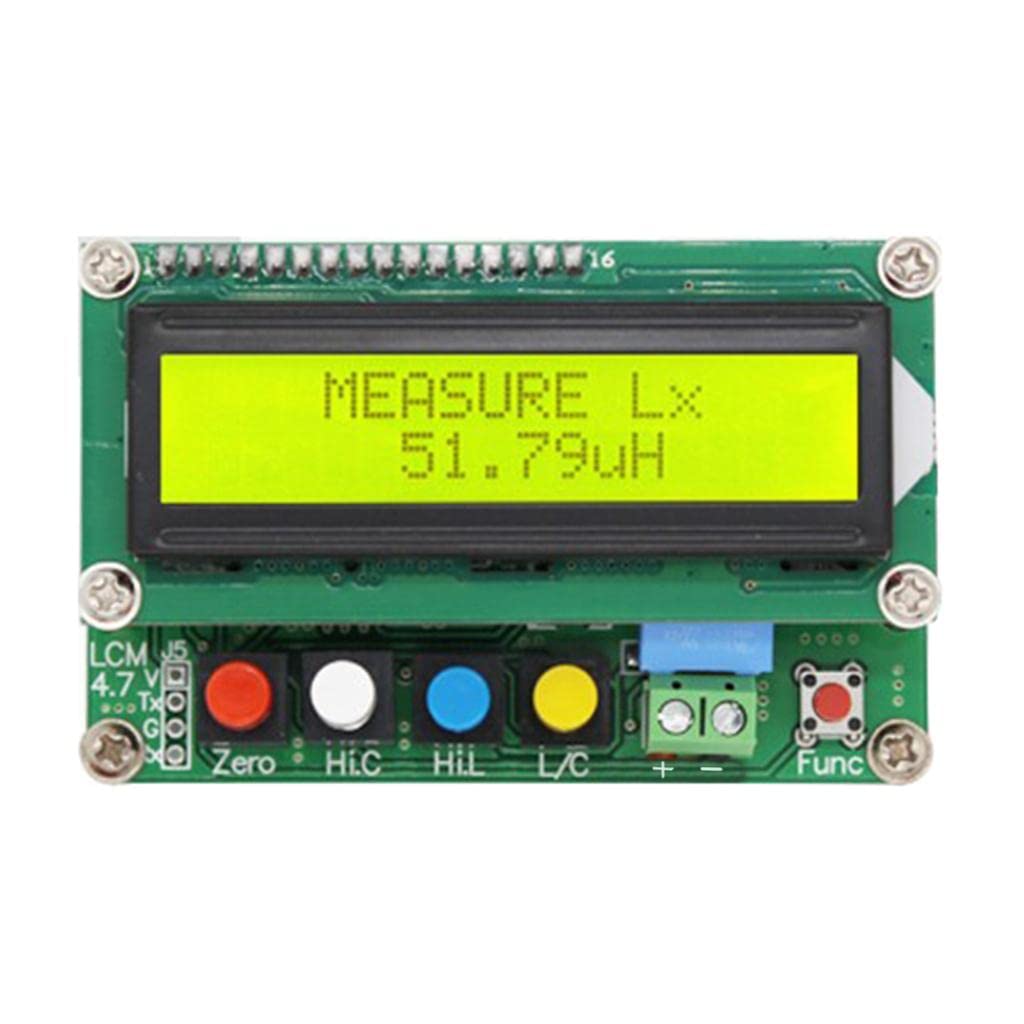 High Precision LC100-A LCD Capacitance Inductance Meter 1pF-100mF 1uH-100H USB Interface - for Microwave and Power Supply Testing - Electronics Enthusiasts