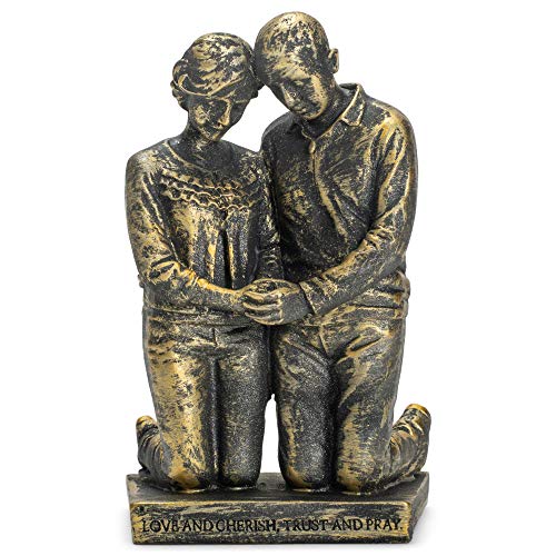 Husband and Wife Praying Figurine