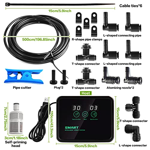 MYGIIKAKA Reptile Fogger Automatic Reptile Mister Fogger for Terrarium, Timed Reptile Humidifiers for Chameleon/Lizard… - Image 7