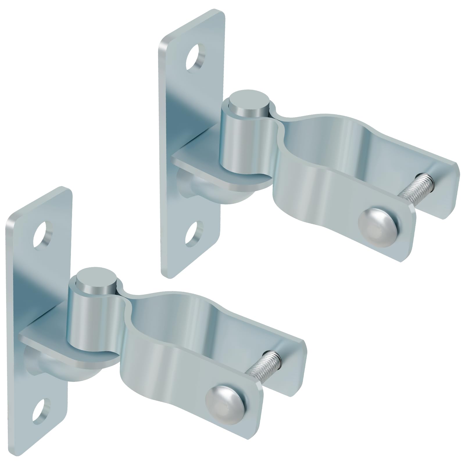 2 Pack 1-3/8 Inch Wall Mount Gate Hinge Wood Fence Link Gate Hinge Outdoor Gates Hardware for Barn Door Shed Corridor House Shop