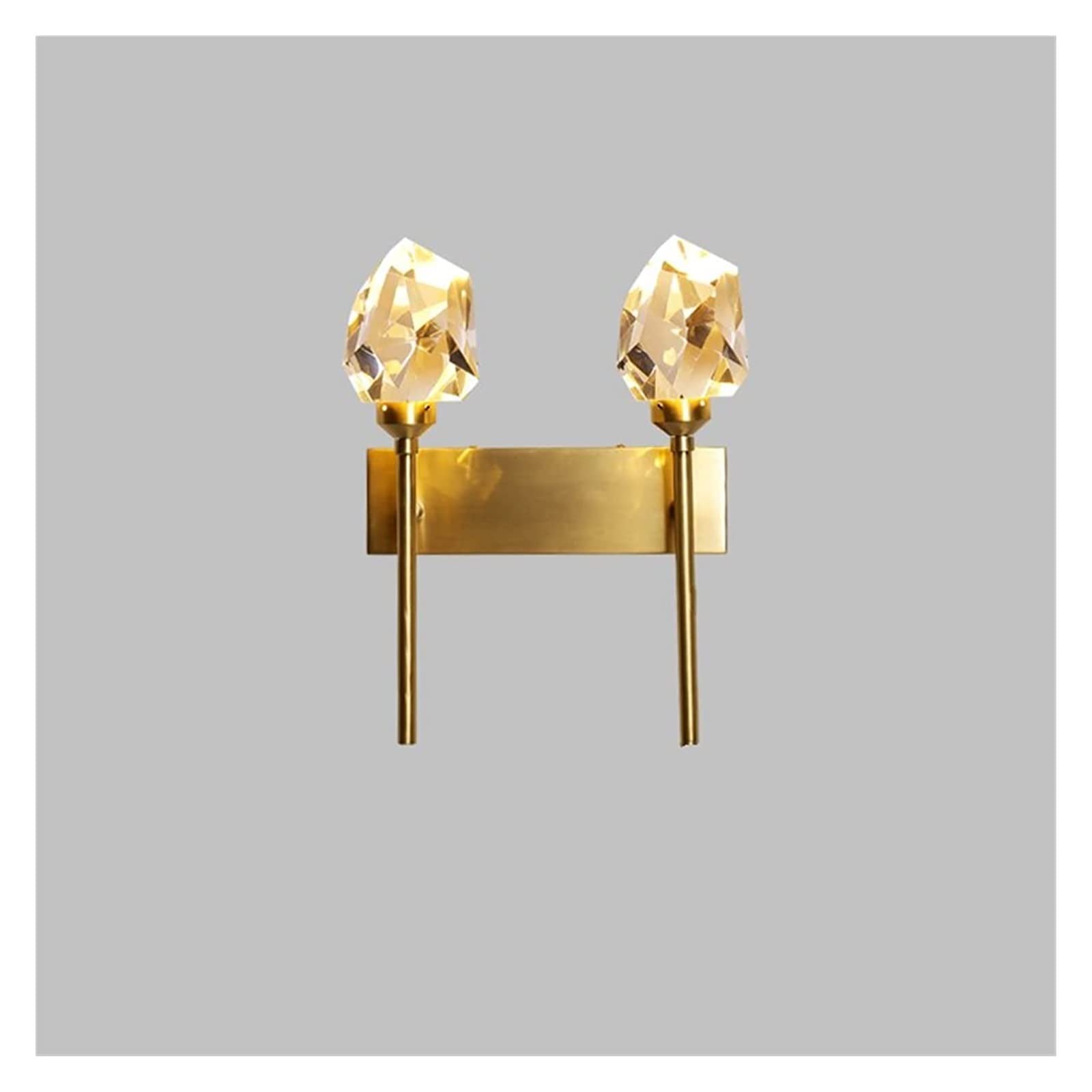ZTCHSENZT Wall Lamp LED Crystal Wall Light All Copper Gold Bedroom Living Room Corridor Decor Lighting Fixture,Wall Sconces,Gold