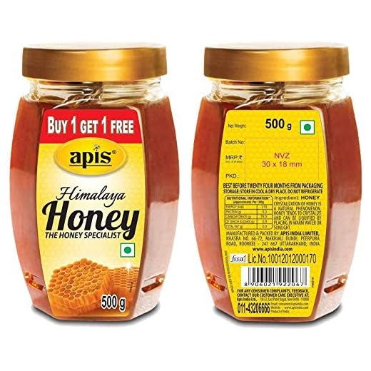 Apis India Ltd. Himalaya Honey, 500 g (Buy 1 Get 1 Free)