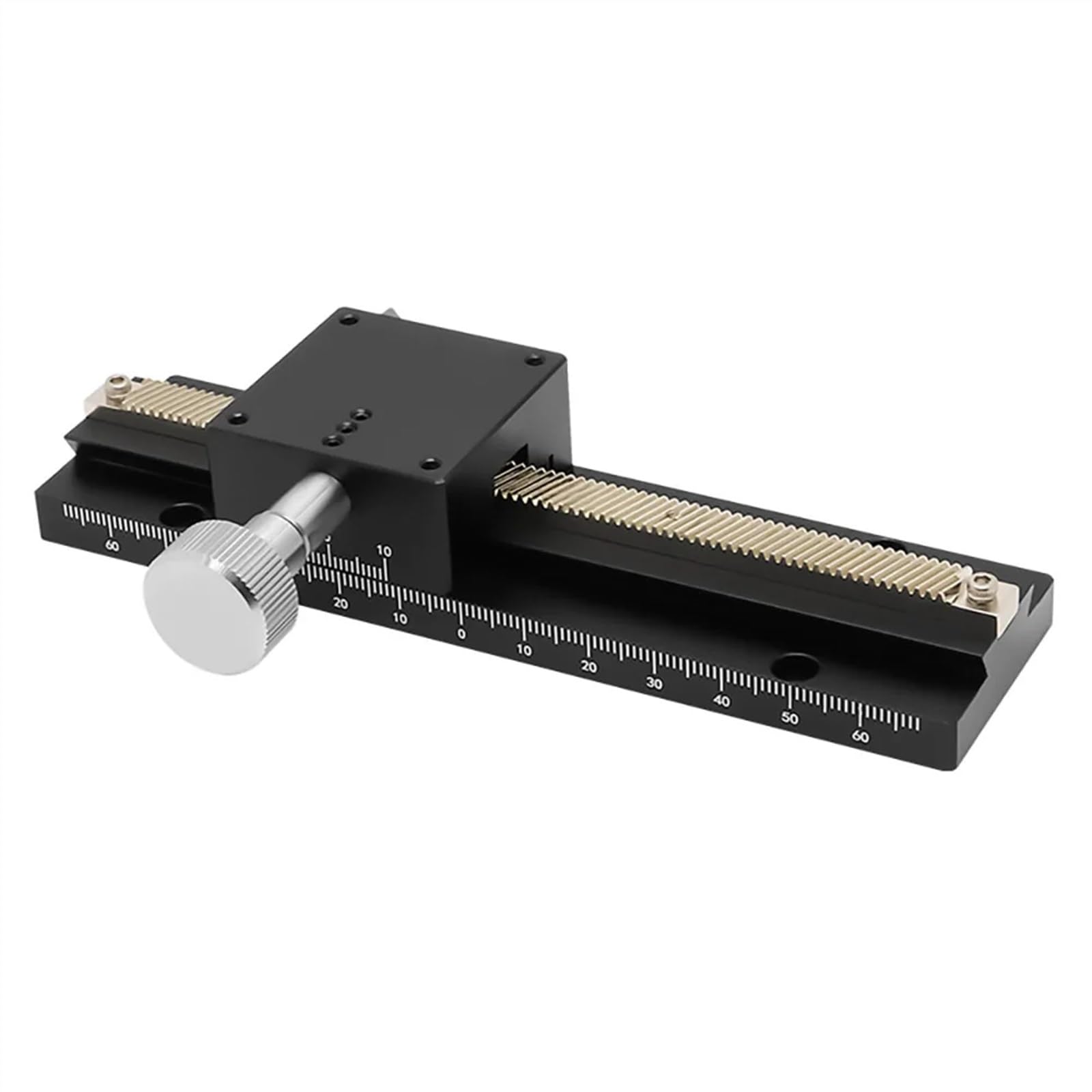 Mesa Deslizante XY Lineal, Corredera de corte de cola de milano de largo alcance con eje X, mesa deslizante de cola de milano, plataforma deslizante, plataforma de desplazamiento manual LWX40 L = 100-