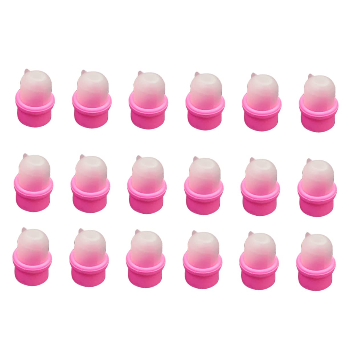 20pcs Nail Soaker Remover Manicure Soaker Caps for Gel Polish Removal Easy to Use Nail Remover for Home Salon Art Enthusiasts