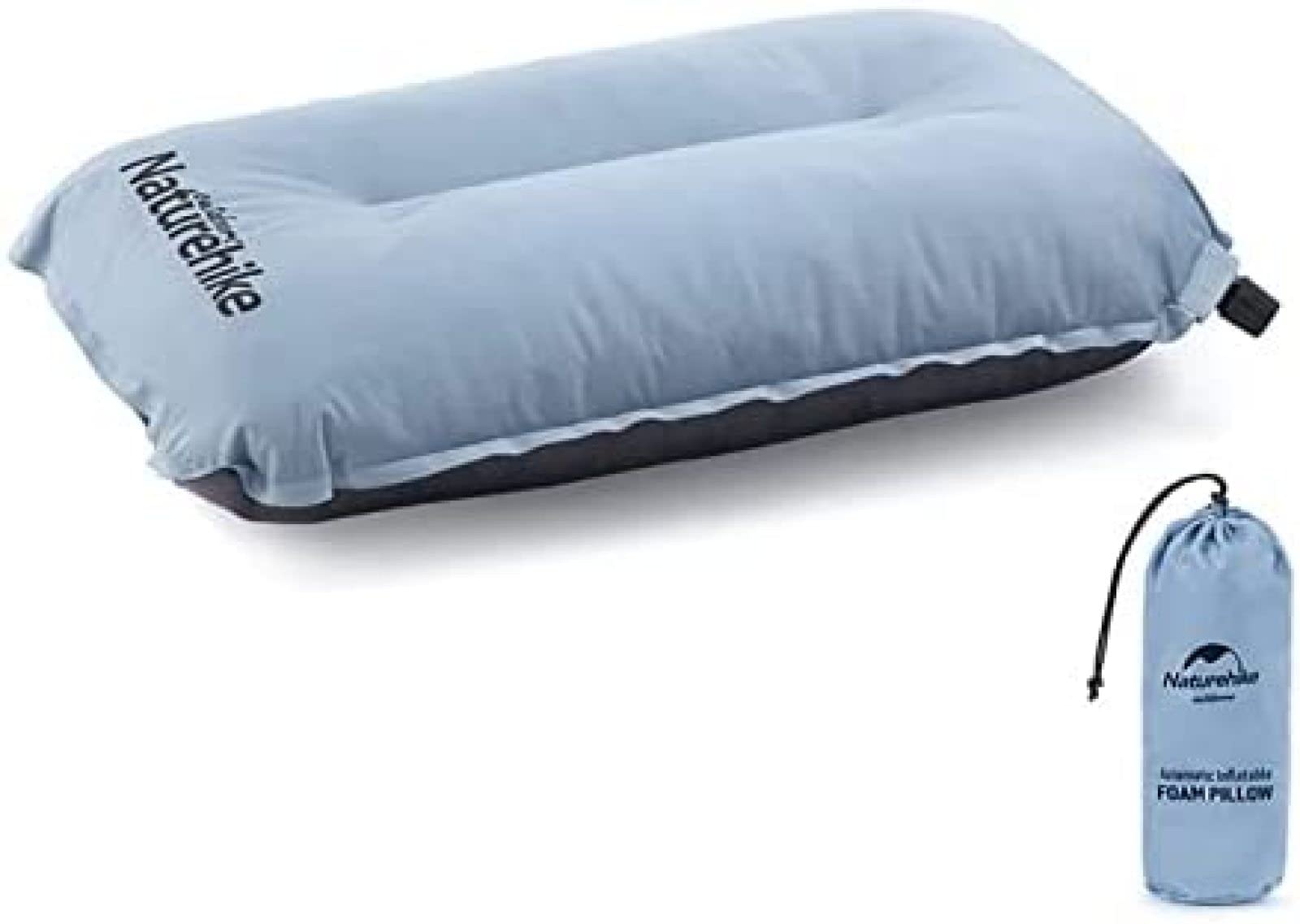 Oreiller De Camping Auto-gonflant Ultraléger, Oreiller De Plage Gonflable, Coussin De Voyage Ergonomique Compact Et Confortable Compressible, Oreiller Gonflable Pour Le Soutien Lombaire Du Cou, Av