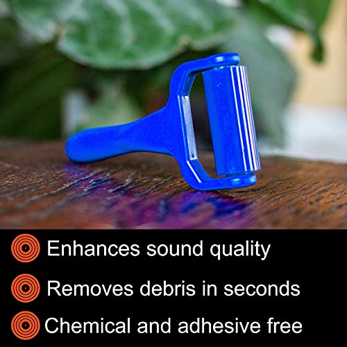 Vinyl Buddy Quick Clean Record Roller - The Ultimate Record Cleaner | No Cleaning Kits Required - The Most Simple Way To Clean Your Vinyl, Spot Clean Your Lps In Seconds #TOP2