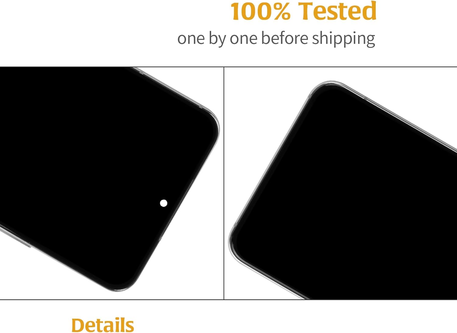 S22 5G S901 OEM Original LCD Display +White Frame for Samsung Galaxy S22 5G S901B S901U/U1/W 6.1" LCD Screen Display Replacement Touch Digitizer Assembly Kit