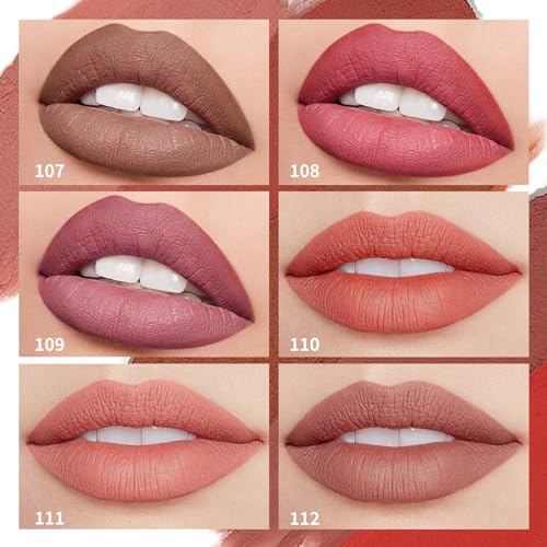 KYDA 12 Colors Lip Liner set, Matte Nude Lip Liner Pen, Waterproof, Long Lasting, Highly Pigmented Creamy Velvet Lip Liner Pencil for Women and Girls - Image 4