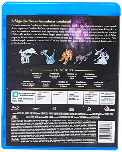 Os Cavaleiros Do Zodíaco - Ômega – 2ª Temporada -Volume 2 - [Blu-ray]