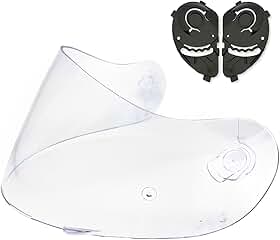 Viseira Cristal + Reparo Compativel com Capacete Peels Spike