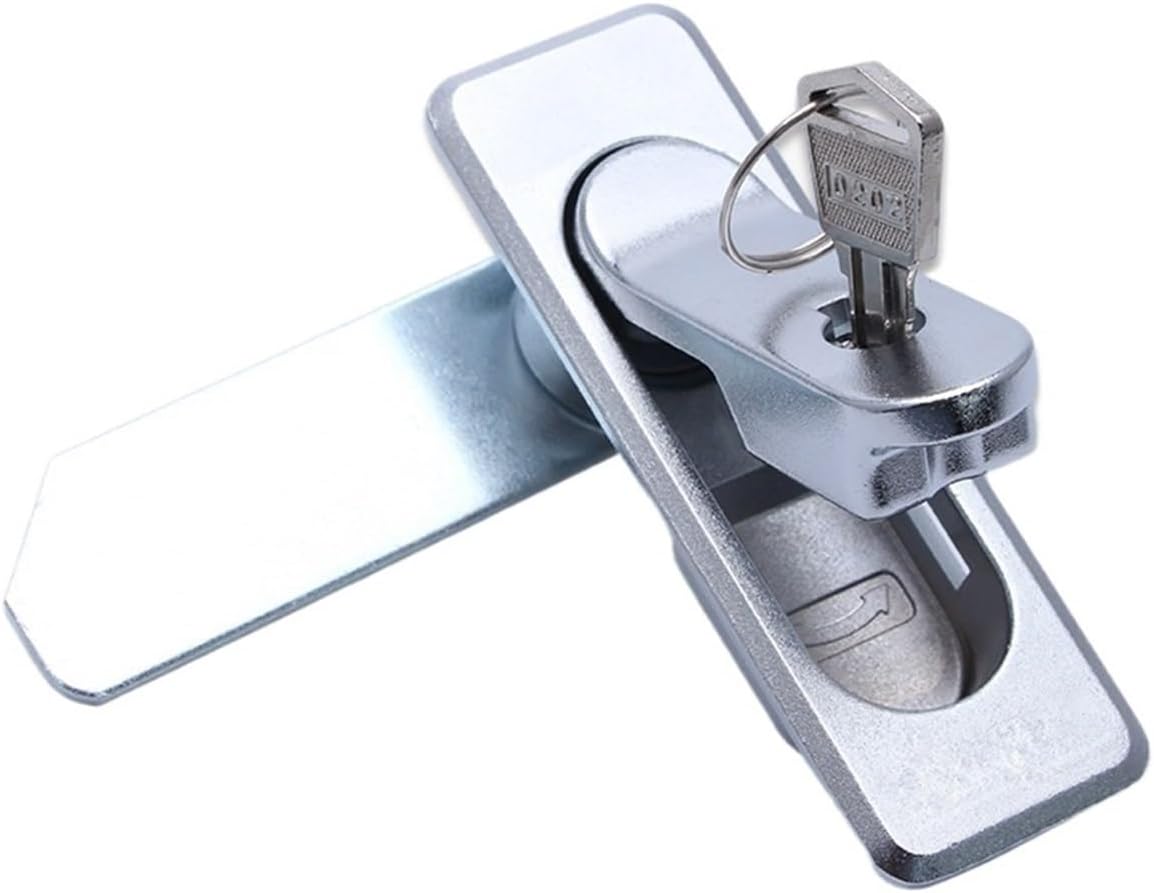 Flat Lock PM5052 Industrial Machinery Equipment Lock Switch Cabinet Door zinc Alloy fire Cabinet pop-up Cabinet Lock(No Lock core)