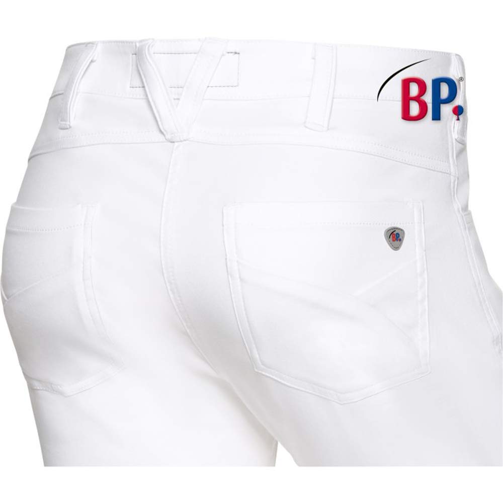 BP 1770-311-0021-30/32 Skinny Jeans für Frauen, Stretch-Stoff, 260,00 g/m² Stoffmischung mit Stretch, weiß, 30/32