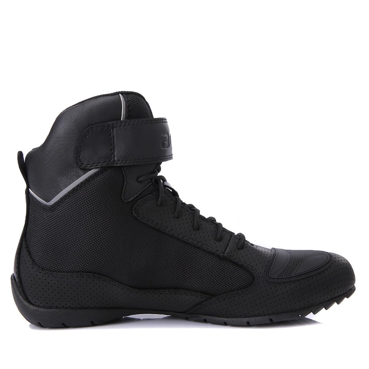 Scarpe Moto in Pelle di bovino per Uomo/Donna Stivali Moto Traspirante Antiscivolo