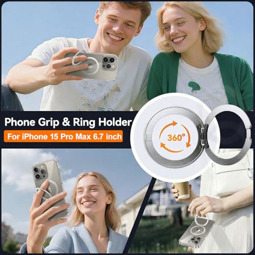 Coque iPhone 15 Pro Max MagSafe 3 en 1 avec protection ecran et objectif