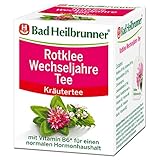 Bad Heilbrunner Rotklee Wechseljahre Tee im Filterbeutel, 12er Pack (12 x 8 Filterbeutel)